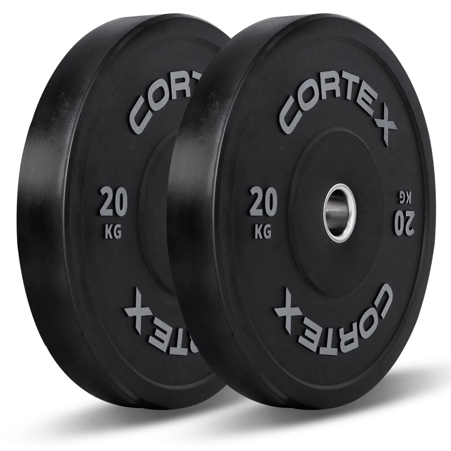 90kg Rubber Olympic Bumper Plate Set with Bar and Collars