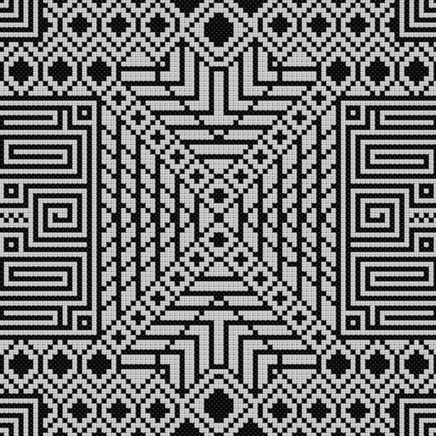 FREE PDF CHART - Geometric Whimsy by Han's Lil' XStitch Treats