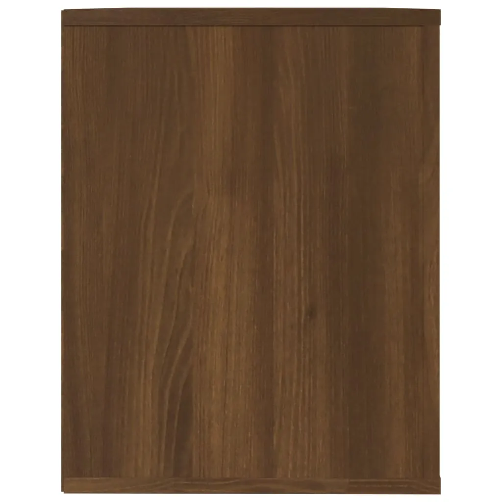 Shoe Rack Brown Oak 75x35x45 cm Engineered Wood
